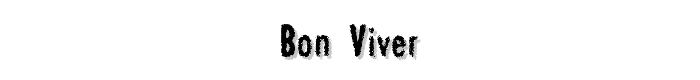 BON ViVER font